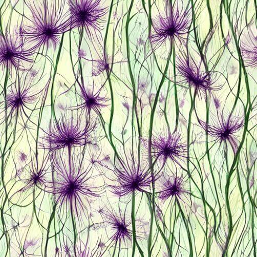 Abstract Purple Dandelion Seamless Pattern Abstract Purple Dandelion Seamless Pattern thumbnail