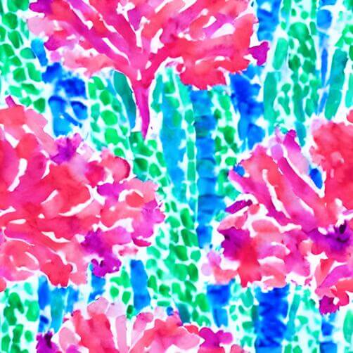 Watercolor Floral Pattern by Lilly Pulitzer Watercolor Floral Pattern by Lilly Pulitzer thumbnail