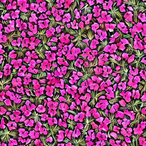 Pink Flower Heart Pattern on Black Background Pink Flower Heart Pattern on Black Background thumbnail