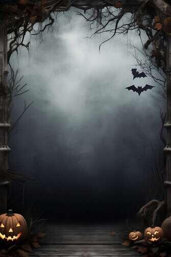 Spooky Halloween Background with Bats and Pumpkins Cartoons Spooky Halloween Background with Bats and Pumpkins Cartoons thumbnail