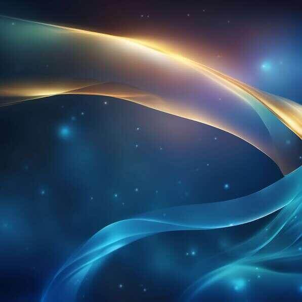 Download Abstract Blue and Gold Background with Swirling Waves ...