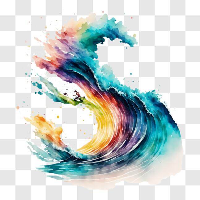 Download Colorful Paint Splash Wave PNGs Online - Creative Fabrica