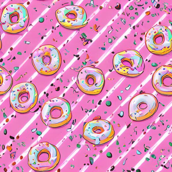 Download Pink Donut Background with Sprinkles Patterns Online ...