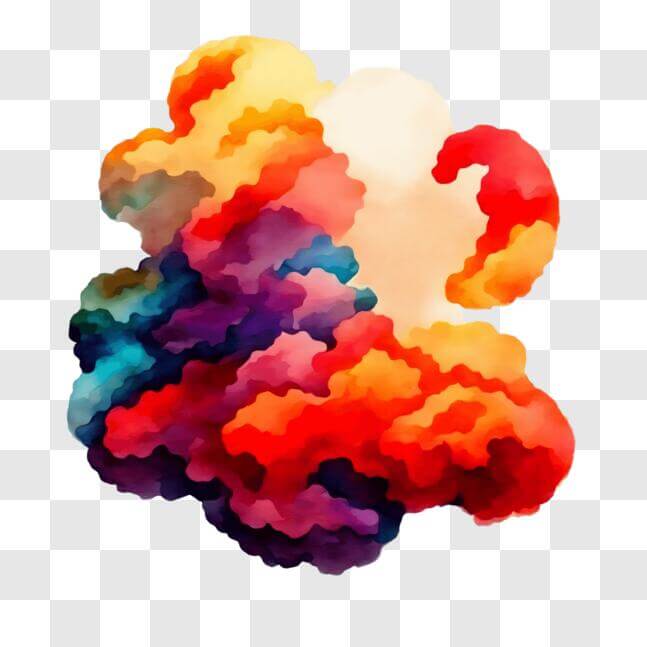 Download Abstract Cloud Painting PNG Online - Creative Fabrica