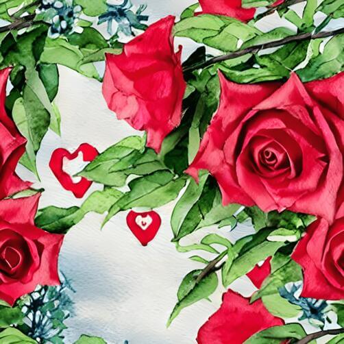 Watercolor Painting of Red Roses for Valentine's Day Watercolor Painting of Red Roses for Valentine's Day thumbnail