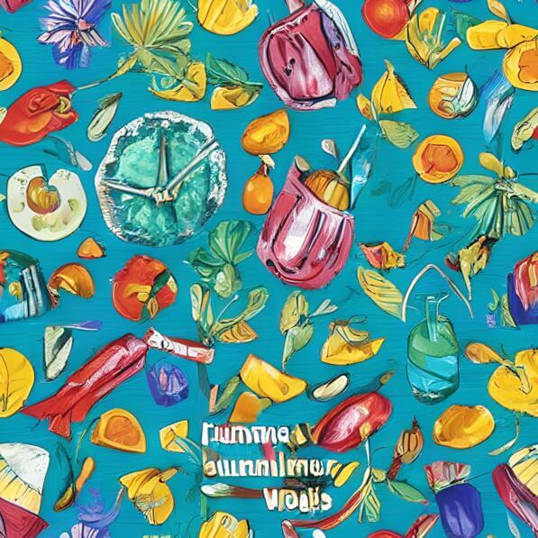 Advertisment Using Pattern Download Colorful Fruit and Vegetable Advertisement for Summer Patterns ...