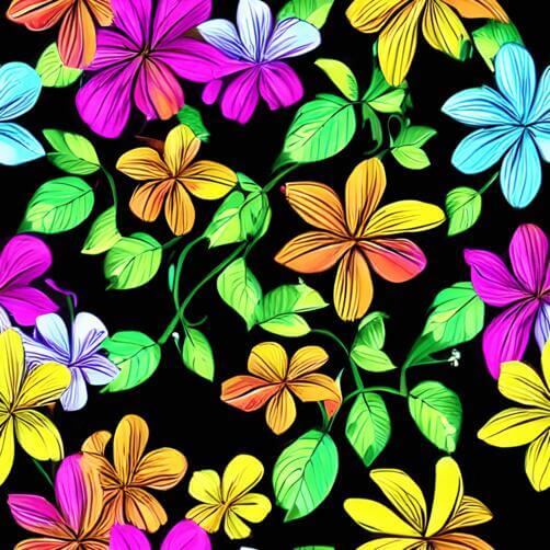 Colorful Flower Seamless Pattern Colorful Flower Seamless Pattern thumbnail