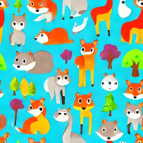 Cartoon Animals Seamless Pattern Cartoon Animals Seamless Pattern thumbnail