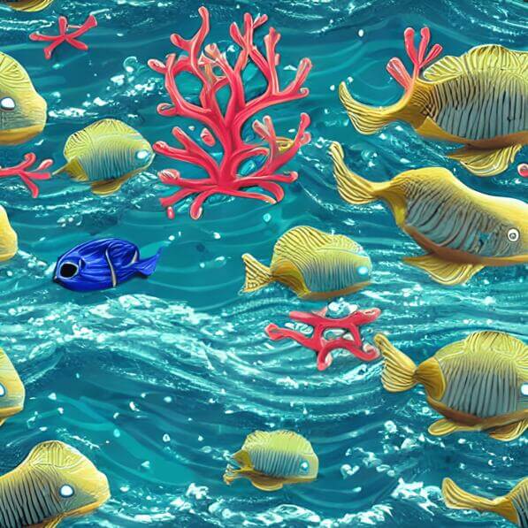 Pattern Fish Swim In Download Colorful Fish Swimming in the Ocean Seamless Pattern Patterns ...