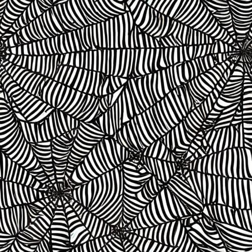 Black and White Spider Web Pattern Vector Art Black and White Spider Web Pattern Vector Art thumbnail