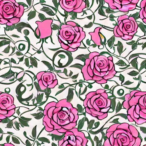 Seamless Pink Rose Pattern for Wallpaper and Fabric Seamless Pink Rose Pattern for Wallpaper and Fabric thumbnail