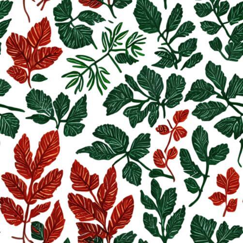 Holiday Season Leaves Pattern Holiday Season Leaves Pattern thumbnail