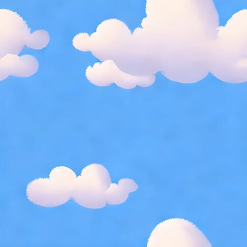 Cartoon Clouds on a Blue Sky Background Cartoon Clouds on a Blue Sky Background thumbnail
