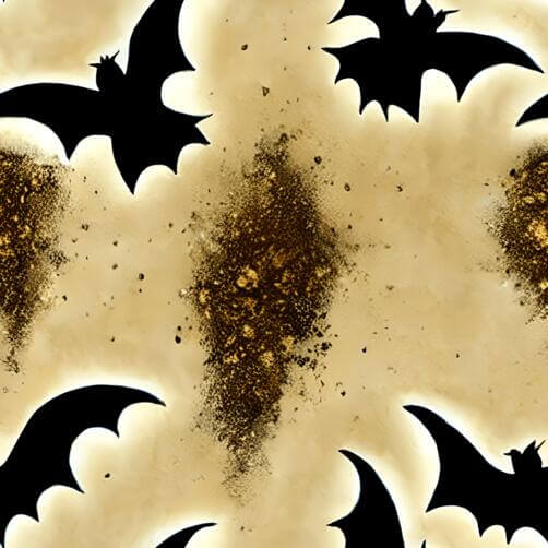 Seamless Pattern of Black and White Bats Seamless Pattern of Black and White Bats thumbnail