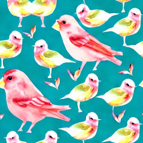 Colorful Bird Pattern for Home Decor Colorful Bird Pattern for Home Decor thumbnail