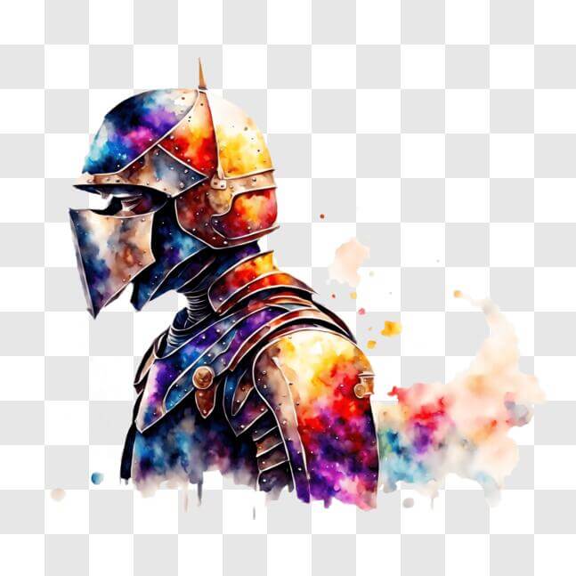 Star Wars The Mandalorian Beskar Helmet Watercolor Tie Dye Camiseta