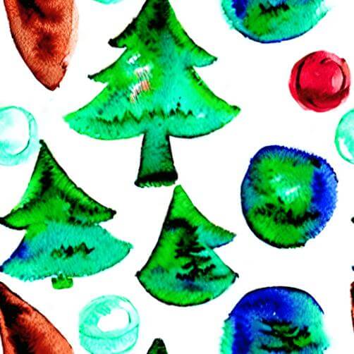 Christmas Tree Pattern with Ornaments and Balls Christmas Tree Pattern with Ornaments and Balls thumbnail
