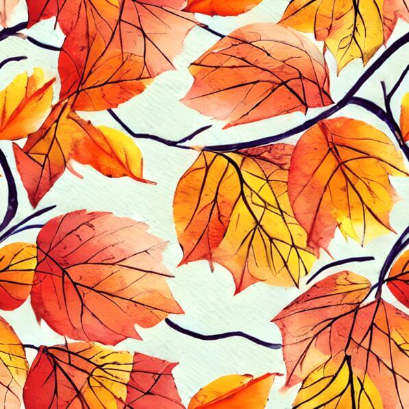 Download Autumn Leaves Seamless Pattern for Fall Decorations Patterns ...