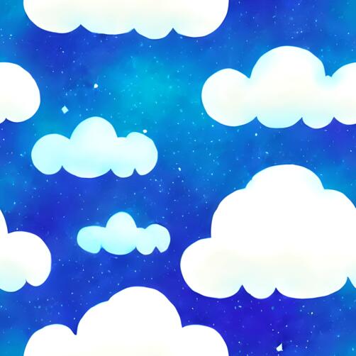 Blue sky with white clouds and stars Blue sky with white clouds and stars thumbnail