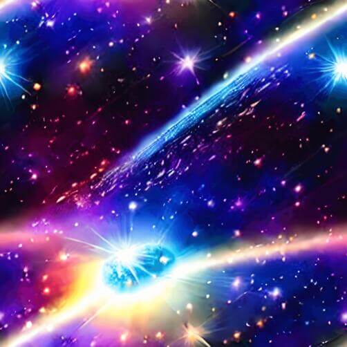 Colorful Space with Stars and Planets Background Colorful Space with Stars and Planets Background thumbnail