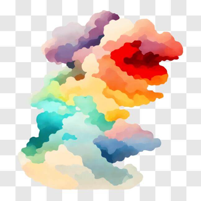 Download Vibrant Cloud Formation PNG Online - Creative Fabrica