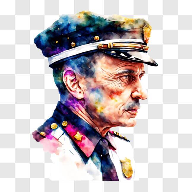 Download Portrait of an Older Man in Tuxedo-Style Attire PNG Online