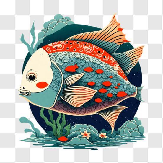 Magic Fish Clipart, Commercial Use, Watercolor Enchanted Fishes, Digital  Design Bundle, Clip Art Sublime 