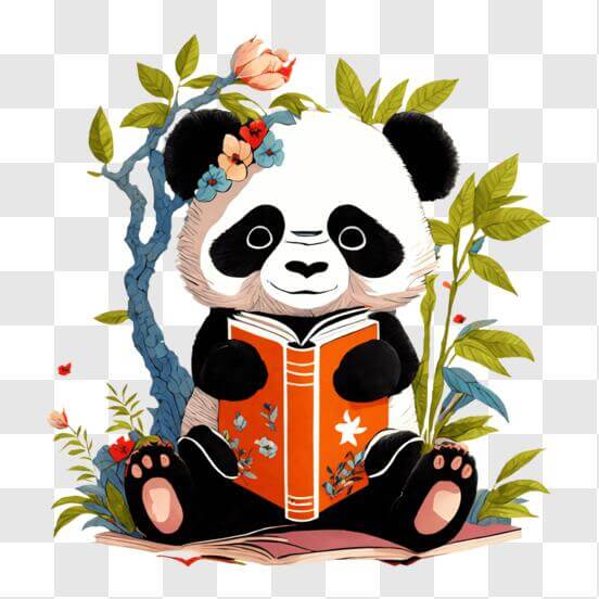 Baixe Urso Panda de Desenho Animado Bonito Meditando com Aura Colorida PNG  - Creative Fabrica