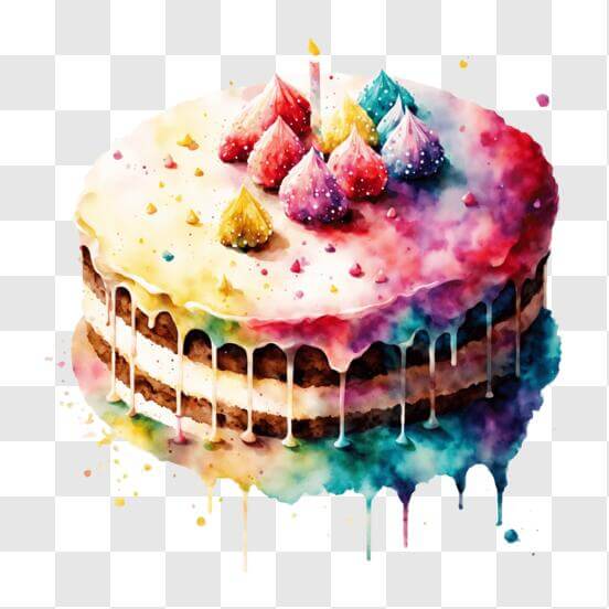Décoration de gâteau « Joyeux anniversaire » · Creative Fabrica