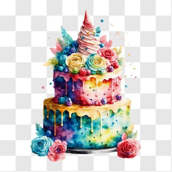 Birthday Cake PNG Images With Transparent Backgrounds - Image ID 47492 |  TOPpng