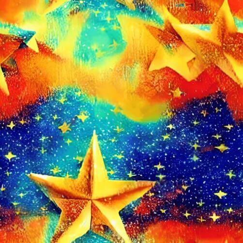 Colorful Starry Sky Background Colorful Starry Sky Background thumbnail