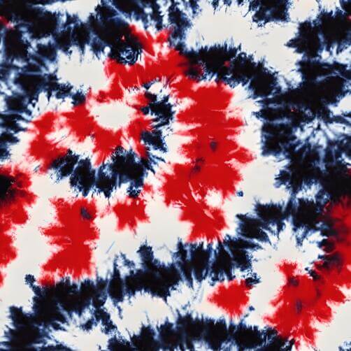 Tie Dye Fabric with Red, White, and Blue Swirls Tie Dye Fabric with Red, White, and Blue Swirls thumbnail