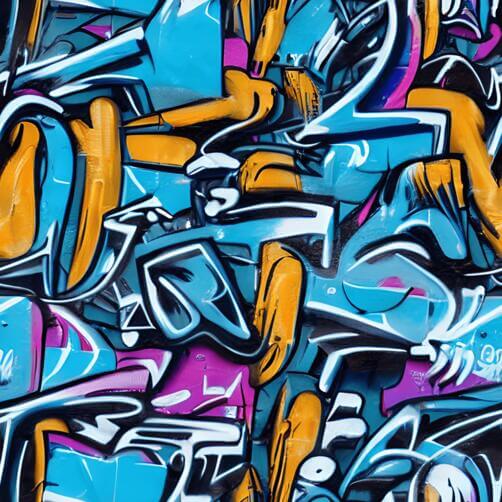 Colorful Graffiti Wall with Various Designs Colorful Graffiti Wall with Various Designs thumbnail