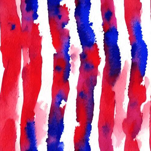 Red, White, and Blue Watercolor Painting of American Flag Red, White, and Blue Watercolor Painting of American Flag thumbnail