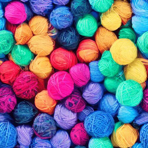 Colorful Yarn Balls in Various Sizes and Colors Colorful Yarn Balls in Various Sizes and Colors thumbnail