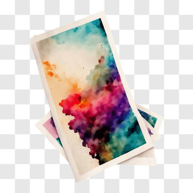 Download Colorful Watercolor Paper Sheets For Art Projects PNGs Online Download colorful watercolor paper sheets for art projects pngs online
