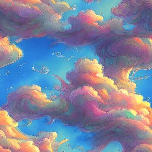 Colorful Abstract Clouds in the Sky Colorful Abstract Clouds in the Sky thumbnail