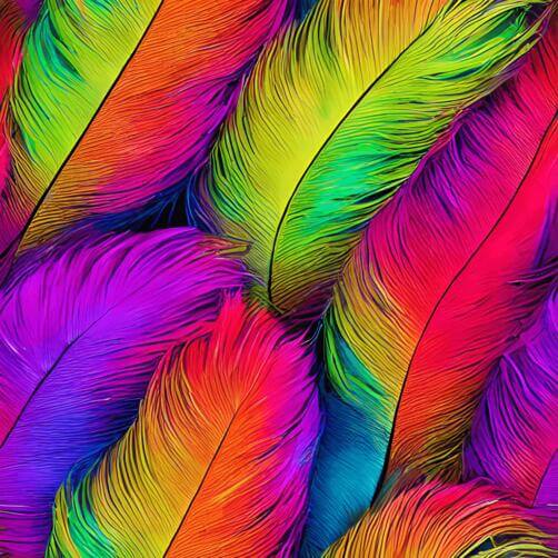 Colorful Feathers Seamless Pattern Colorful Feathers Seamless Pattern thumbnail