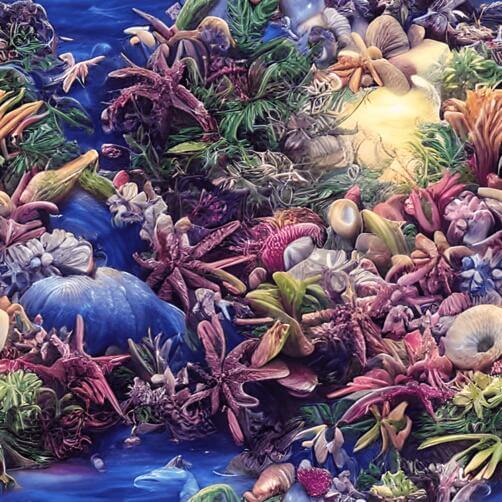 Colorful Underwater Scene with Sea Creatures and Plants Colorful Underwater Scene with Sea Creatures and Plants thumbnail