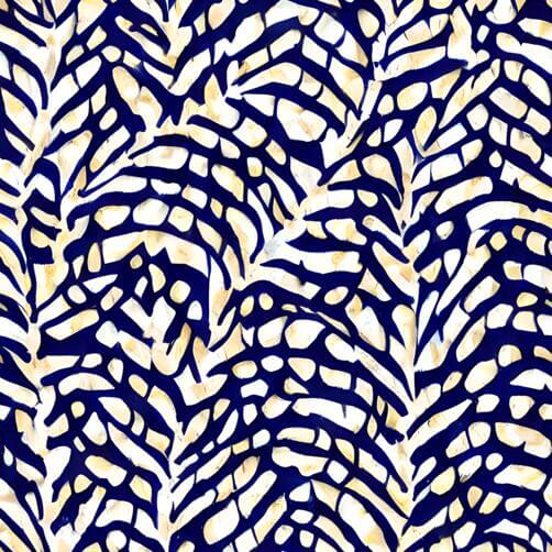 Abstract Blue and White Leaf Pattern Seamless Background Abstract Blue and White Leaf Pattern Seamless Background thumbnail