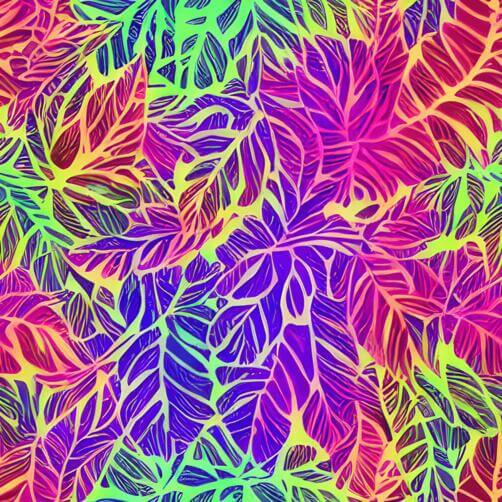Colorful Tropical Leaves Pattern Background Colorful Tropical Leaves Pattern Background thumbnail