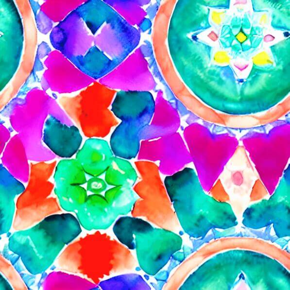 Download Colorful Abstract Pattern of Circles and Squares Patterns ...