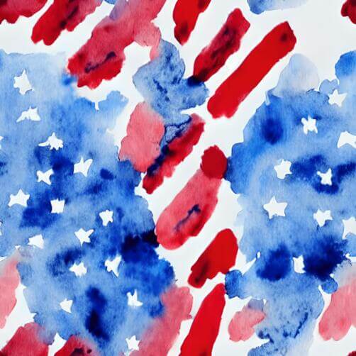 American Flag Watercolor Painting American Flag Watercolor Painting thumbnail
