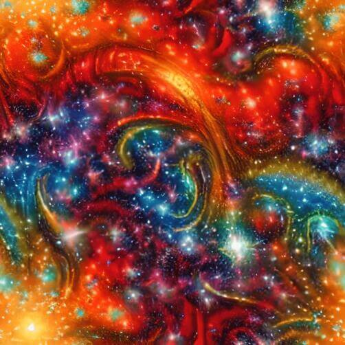 Colorful Nebula with Stars and Swirls Colorful Nebula with Stars and Swirls thumbnail