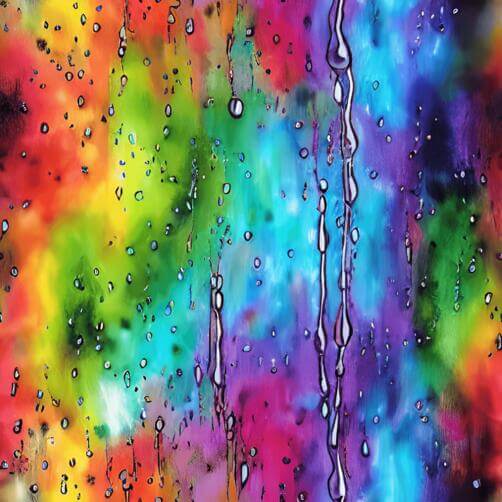Colorful Painting with Water Droplets Colorful Painting with Water Droplets thumbnail