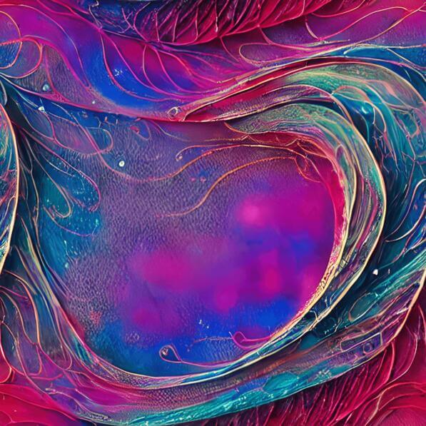 Download Colorful Abstract Painting with Swirling Patterns and Bright ...