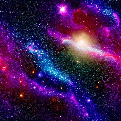 Colorful Galaxy with Stars Colorful Galaxy with Stars thumbnail