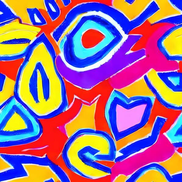 Download Colorful Abstract Pattern with Various Shapes and Colors ...