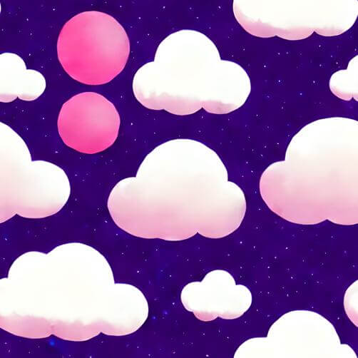 Abstract Clouds with Floating Balls Abstract Clouds with Floating Balls thumbnail