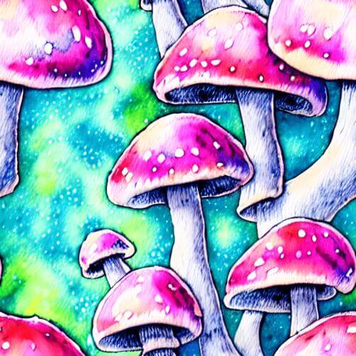 Colorful Mushroom Drawing Colorful Mushroom Drawing thumbnail